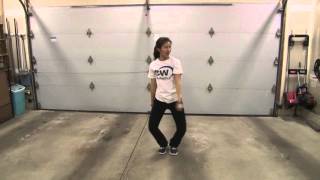 OMI Cheerleader cheer poms easy dance tutorial fun to learn choreography step by step routine [upl. by Laohcin]