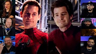 Return of Tobey Maguire and Andrew Garfield  No Way Home  Reaction Mashup  spiderman [upl. by Brownley]