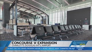 CLT Airports Councourse A Expansion is now open [upl. by Wildermuth]