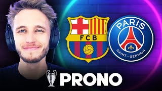 🏆 MON PRONO POUR BARÇA – PSG [upl. by Ellatsirhc87]