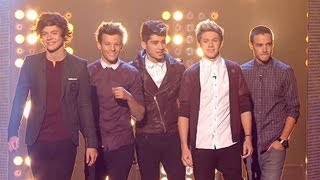 One Directions guest appearance  The X Factor UK 2012 [upl. by Natsirt]