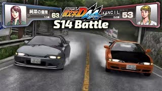 INITIAL D 6 AA S14 Stream Highlight  Instore battle VS Jon [upl. by Garin]