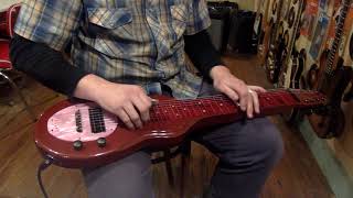 1990s Melobar CC8 8string lap steel guitar [upl. by Htnicayh]