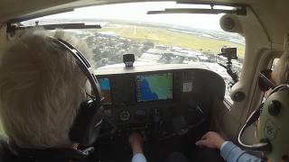 Bacchus Marsh to Moorabbin with Mark Cessna 172 BSV 4 July 2017 [upl. by Schaab930]