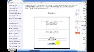 How to convert blood sugar levels units from mmoll to mgdl [upl. by Attesor]