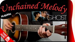 UNCHAINED MELODY 👻  The Righteous Brothers  GUITAR Cover  MusikMan N°115 [upl. by Monia]