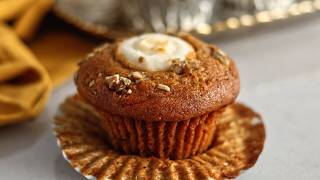 Starbucks Copycat Gluten Free Pumpkin Cream Cheese Muffins [upl. by Hannad]