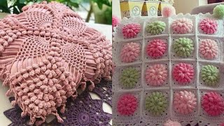 TOP 50 EASY TO MAKE CROCHET EMBROIDERY HANDMADE CUSHION COVERS IDEAS FREE PATTERN DIY PROJECTS [upl. by Martita]