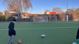 Extraträning  Skottträning fotboll  fas 1 [upl. by Danais]