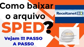 Como baixar o arquivos SPED como ECDECFSPED CONTRIBUIÇÃO já transmitido  Vejam [upl. by Akcirehs656]