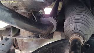 Golf 4 Stabilisatorlager austauschen Mk4 replace stabilizer rubber bearing [upl. by Landbert907]