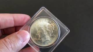 One of the most collectible US Coins the 1922 High Relief Peace Dollar [upl. by Codd]