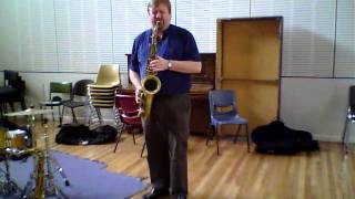 Joel Frahm playing P Mauriat tenor saxophone 66RULMOV [upl. by Willie102]