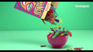 Havaianas Summer Campaign  Cereal Box [upl. by Aerdnaz]