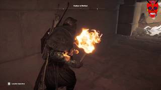 AC Origins Hathor of Mefkat Loot Treasure Location [upl. by Noli724]