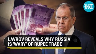 Indias Rupee trade with Russia takes a hit Lavrov points out the problem  Watch [upl. by Aicenek602]