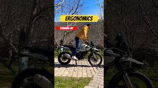 Royal Enfield Himalayan 452 Ergonomics Showcased 🔥  BikeWale shorts royalenfieldhimalayan [upl. by Aneehsyt]