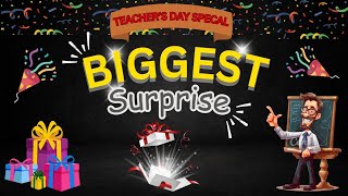 Surprise Teachers Day Special Gift  New Beginning  New Channel 12th CBSE 12th Boards [upl. by Zehc905]