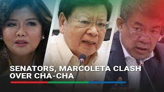 Lets not hijack this hearing Senators Marcoleta clash over failed Chacha bids  ABSCBN News [upl. by Nauaj]