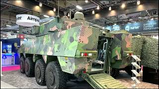 Patria Military Vehicles  Eurosatory Paris 2024  Patria Finland Finnish Armed Forces [upl. by Fritts]