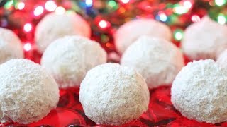 EASY Christmas Snowballs  Pecan Balls  So Easy ANYONE Can Make These [upl. by Adnuhsed985]