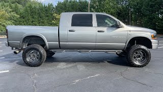 Take off video LIFTED 2006 Dodge RAM 2500 MEGA CAB SLT 59L Cummins 4x4 FOR SALE and review [upl. by Pylle]