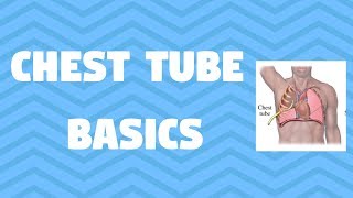 Chest Tube Basics for Nursing Students [upl. by Jennine207]