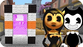 🐷 BEBE AENH HACE PORTAL A DIMENSION BENDY ALICE ANGEL  MINECRAFT AENH [upl. by Bob]