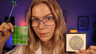 ASMR Focus Coordination amp Color Blind Vision Test RP  Medical RP [upl. by Eizeerb]