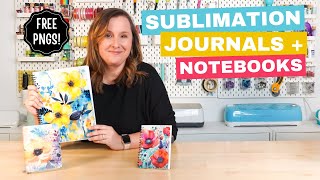 How to Make Sublimation Journals and Notebooks  Free Sublimation Files [upl. by Dabbs]