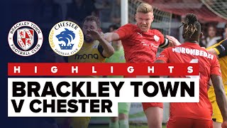 HIGHLIGHTS Brackley Town 31 Chester  Saturday 13th April 2024 [upl. by Aihtnyc]