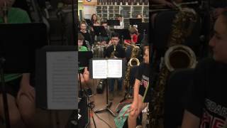 8thGrade Saxophone Player Burns Through Flight Of The Bumblebee [upl. by Glick33]