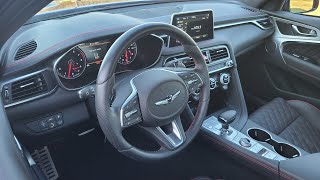 2020 Genesis G70 Interior  Detailed Walkthrough [upl. by Mikahs]