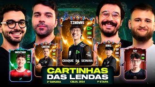 CARTINHAS DAS LENDAS VALE O GOD OU NÃO  CBLOL 2024 1º Split  Semana 3 [upl. by Acus]