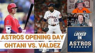 Astros Opening Day Is Here Shohei Ohtani vs Framber Valdez [upl. by Nishi]