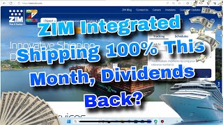 ZIM Recent Bull Run WHY People Are Buying ZIM amp WHY The Dividend Should Be BACK [upl. by Lev542]