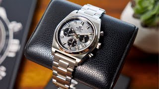 Casio Edifice Chrono Panda EFB730D7AV  Strapcode Metabind II PullTwist [upl. by Martinson444]