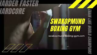 Swakopmund Boxing Gym boxingtraining padswork sparing fights boxing science Namibia [upl. by Nolyaj]