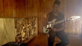 Guitar Lesson Tosin Abasi  Slap technique [upl. by Eelrebmik]