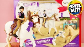 SCHLEICH HORSE CLUB ADVENTSKALENDER 2020 🐴 Wir öffnen 24 Türchen des Pferde Kalenders [upl. by Nosro867]