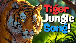 Roaring Tiger Jungle Song  Fun Adventure for Toddlers and Kids [upl. by Eiznikam]