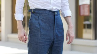 How to Draft and Sew High Waisted Pleated Pants [upl. by Gwyn]