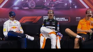 F1 Singapore Post Race Press Conference 2024 [upl. by Saied988]