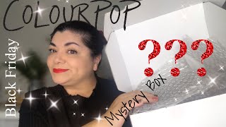 Colourpop Black Friday 2023 Mystery Box Unboxing and Try on [upl. by Aryek]