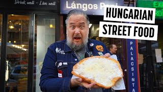 Trying Hungarian Street Food  Budapest Food Tour [upl. by Arquit]