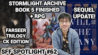 Will of the Many Sequel Stormlight Archive RPG amp Book 5 Done Farseer trilogy CK SFF Spotlight 62 [upl. by Tomlinson]