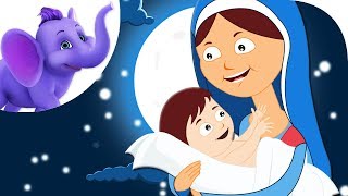 Silent Night with Lyrics  Kids Christmas Songs and Carols  Christmas 2018 [upl. by Jarred]