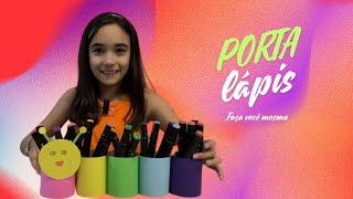 Diy Porta lápis de papel [upl. by Ydolem437]