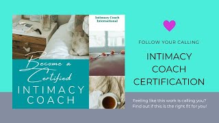 Intimacy Coaching Certification Course [upl. by Yulma]