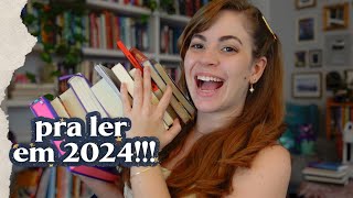 lista de 12 livros pra ler em 2024 [upl. by Drehcir]